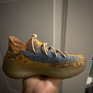 Yeezy Kids Sneakers in Blue and Tan